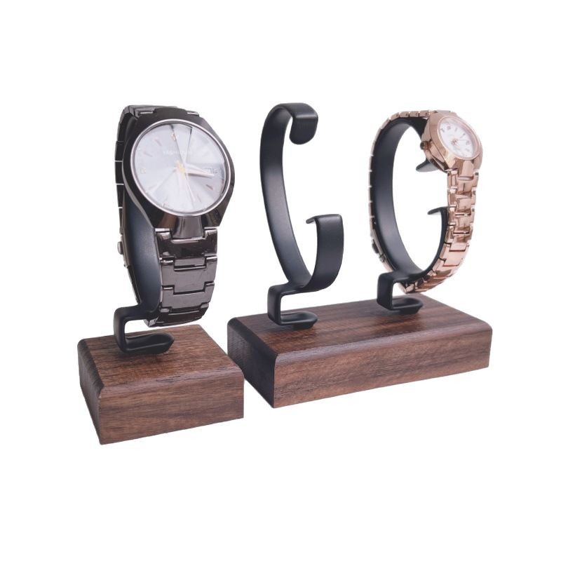 Jewelry And Watches Inc - 1 шт. Деревянная С-образная подставка-органайзер для